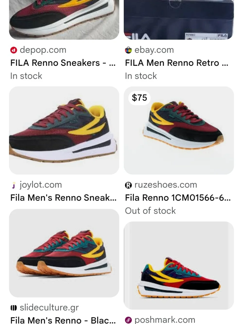 Fila Renno lifestyle sneaker Size 13 Men